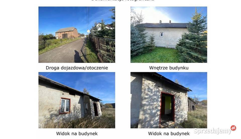 Syndyk sprzeda nieruchomość gruntową zabudowaną Gniazdów sprzedam