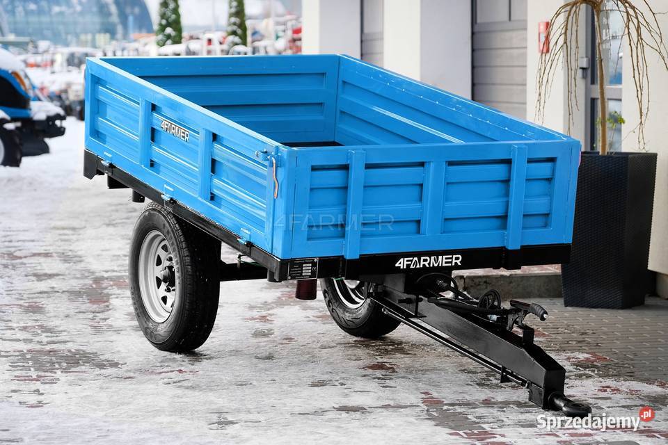 Przyczepa rolnicza jednoosiowa 15T z kiprem Przyczepy rolnicze Tajęcina sprzedam