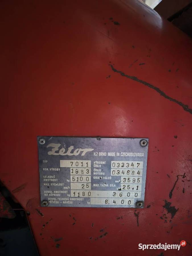 Zetor 7011 mały przebieg jeden właściciel Rzeszów
