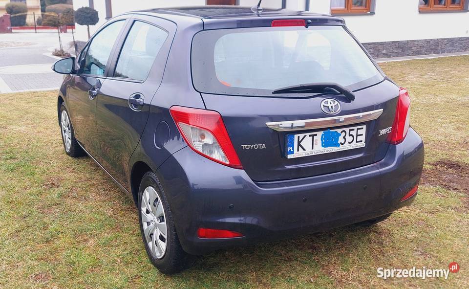 Toyota Yaris III 2012 poj 10 l Polski salon nieuszkodzony małopolskie