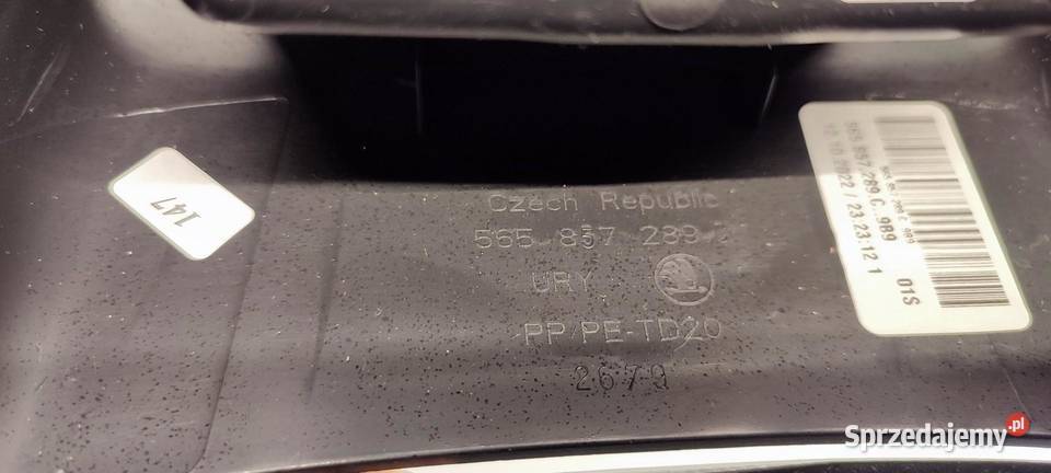 SKODA KAROQ KRATKA NAWIEWU TUNELU 565857289C