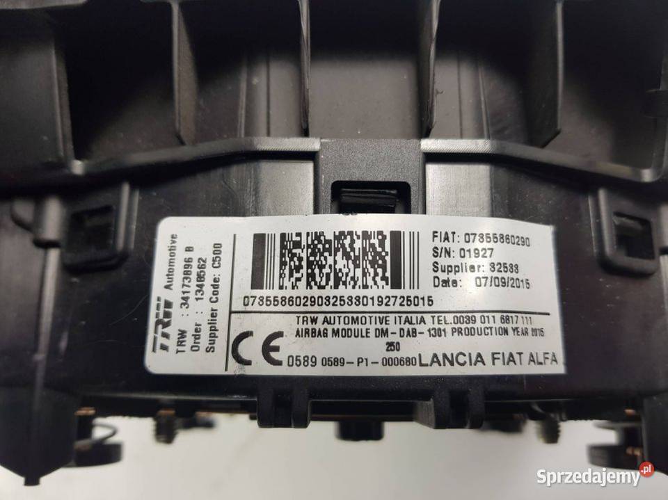 PODUSZKA AIRBAG 07855860290 PEUGEOT BOXER III osobowe Lipno