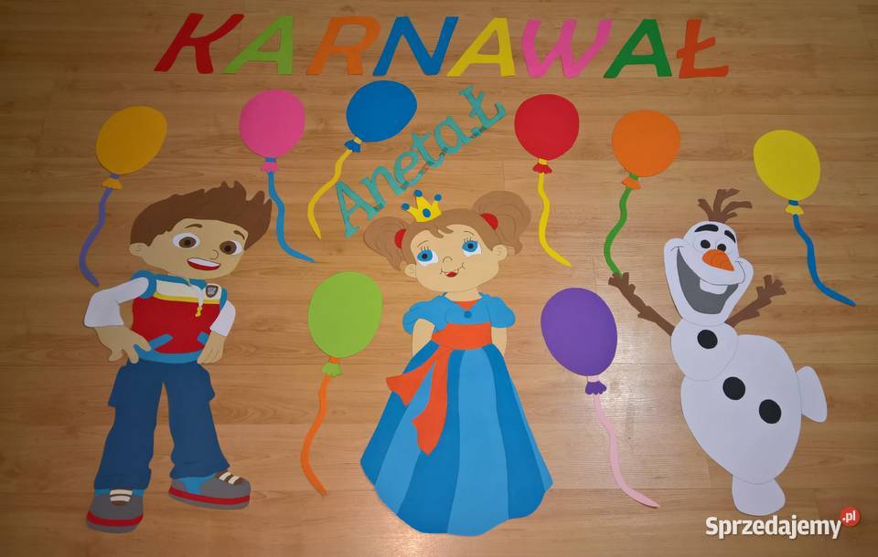 Dekoracje na Karnawał z brystolu 504 102 444 Garwolin