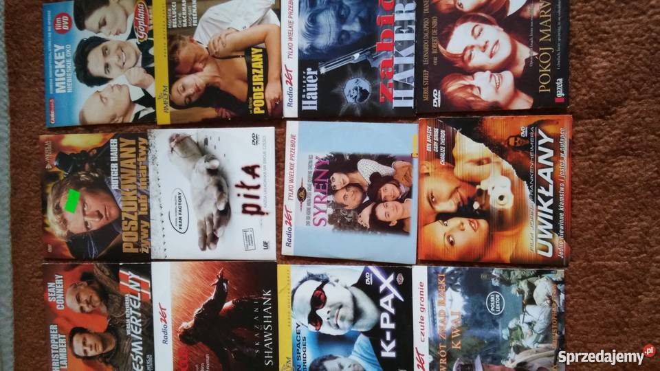 Filmy na DVD z gazet 60 sztuk mazowieckie Pruszków