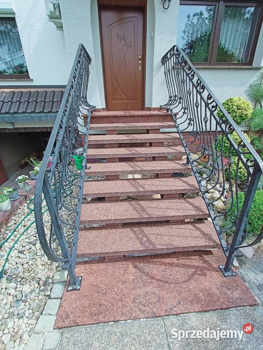Parapety granitowe śląskie Miasteczko Śląskie