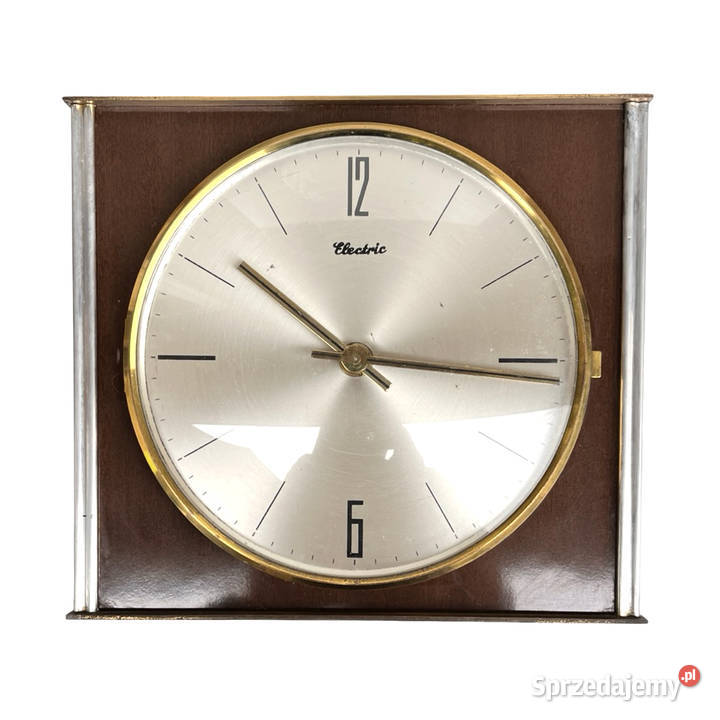 Elektryczny zegar ścienny Blessing Niemcy lata