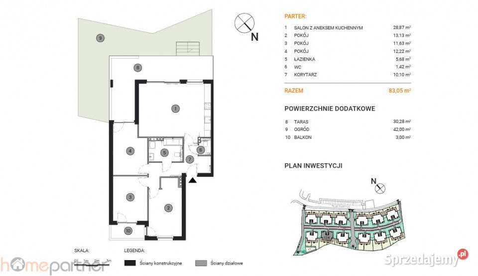 Mieszkanie 8305m2 4 pokojowe Wrocław Rafała