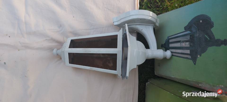 Lampa zewnętrzna biała 2 sztuki Kielce