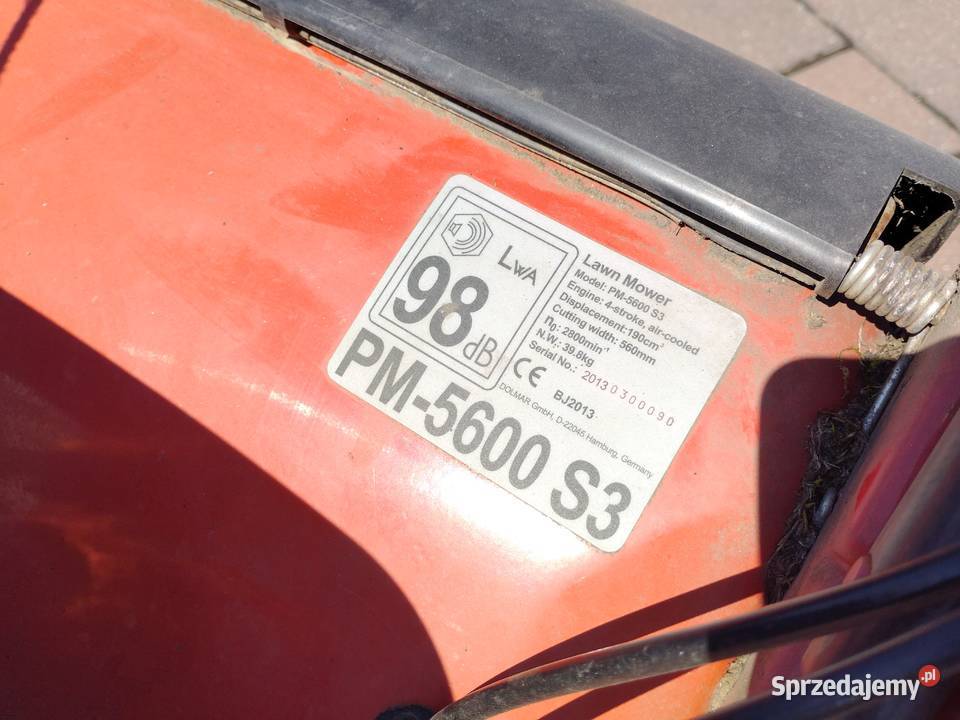 Kosiarka spalinowa z napędem DUŻA DOLMAR PM5600 Witkowo