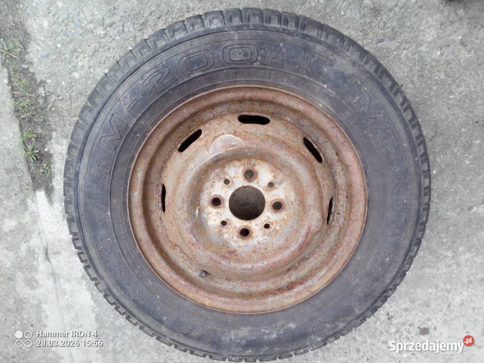 Fiat 125p stare koło felga Polonez FSO auto