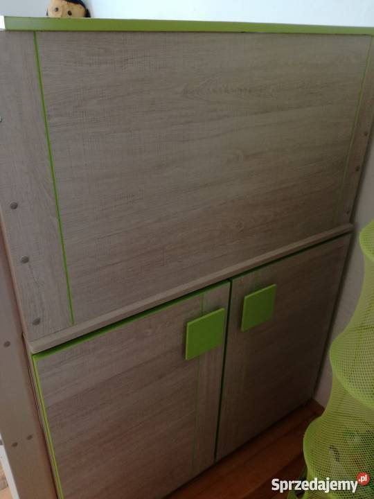 Łóżko piętrowe GUMI G19 dwie szafki biurko 131cm Biłgoraj