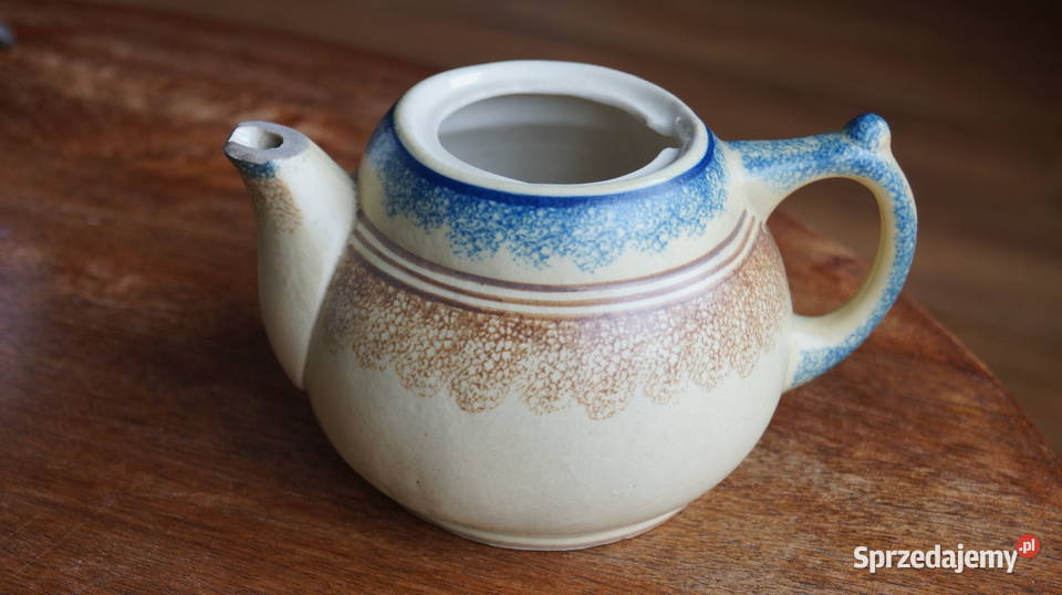 Bunzlau Bolesławiec trio do kawy lata 20 Mrowino