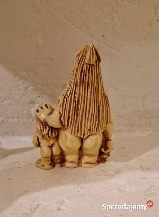 Stara azjatycka FIGURKA JASKINIOWCY vintage Lublin