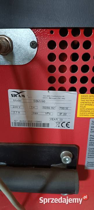 Wyważarka SICAM V80 stan Łęczyca