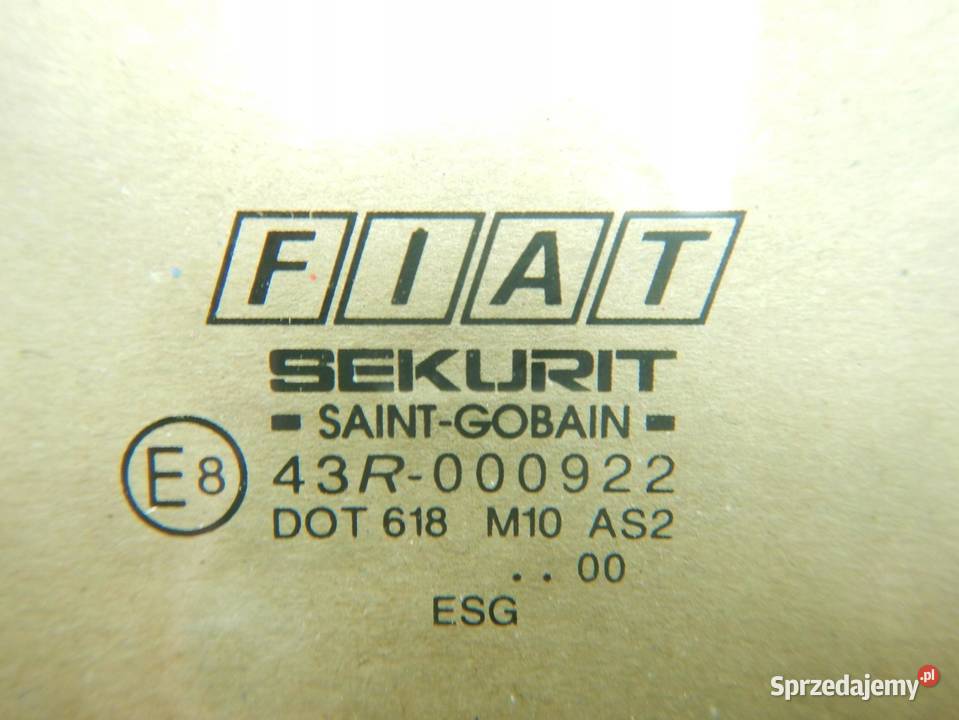 SZYBA KAROSERYJNA LEWA FIAT SEICENTO 9810 ASO sprzedam