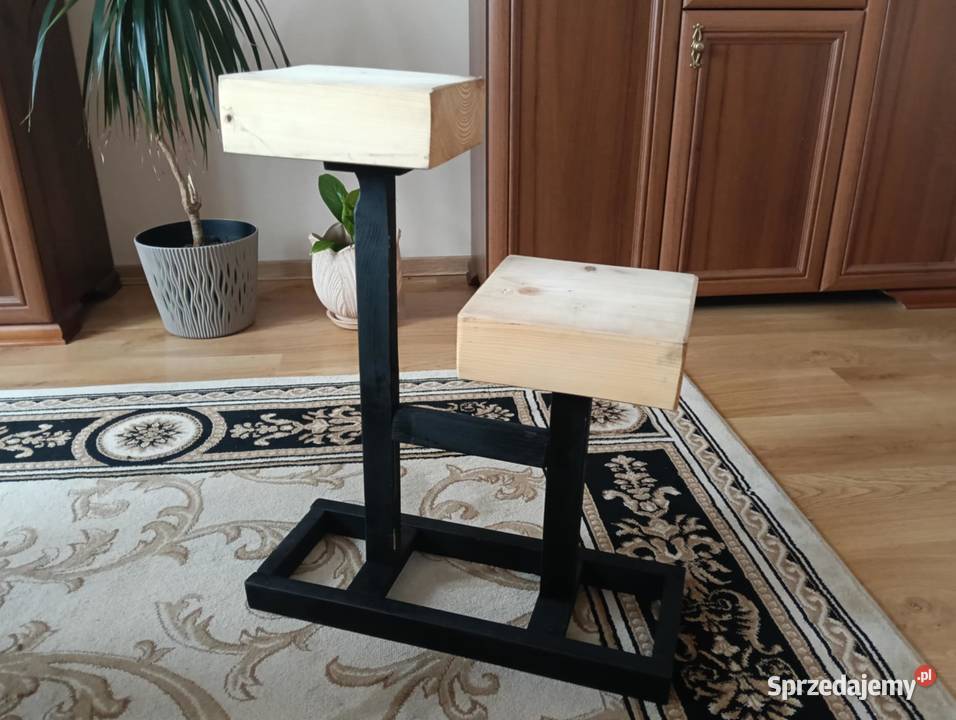Kwietnikstojak w stylu LOFT podwójny drewniany świętokrzyskie sprzedam