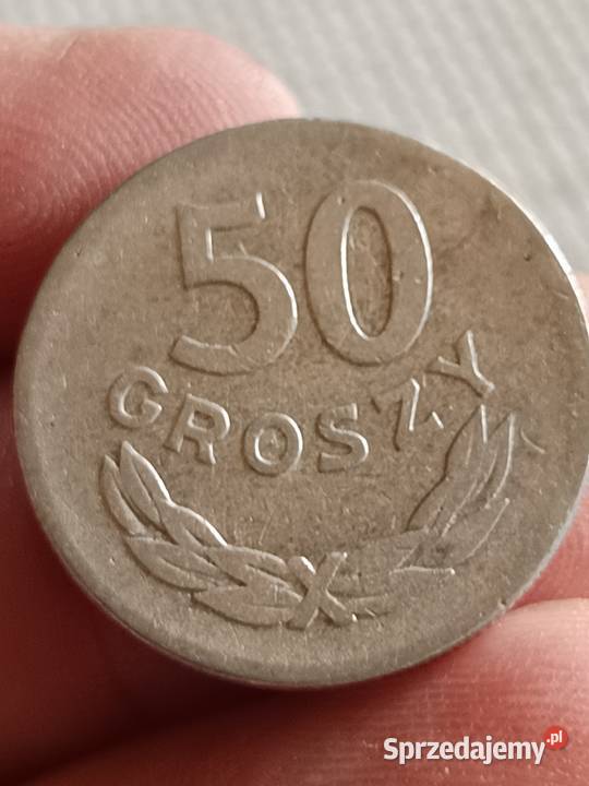 Sprzedam monetę 50 groszy 1957 lekka skrętka Chełm sprzedam