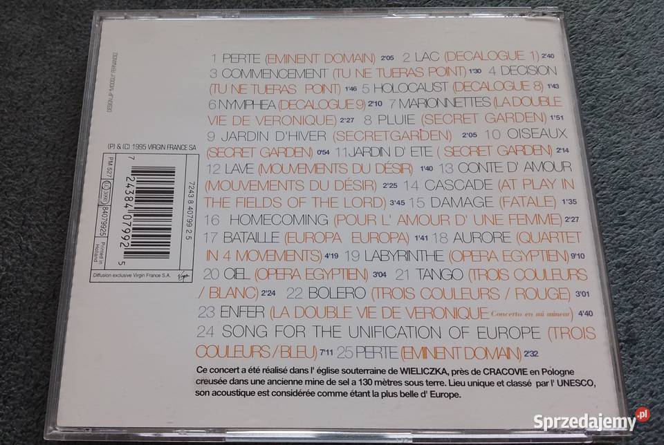 Zbigniew Preisner Preisners Music CD CD Olsztyn