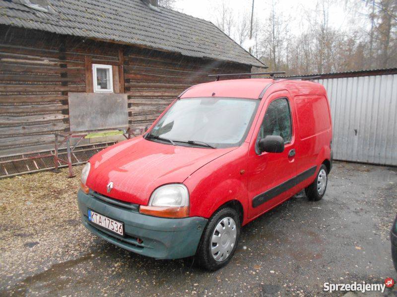 Renault Kangoo 19 DIESEL 2002 czerwony Renault Szynwałd sprzedam