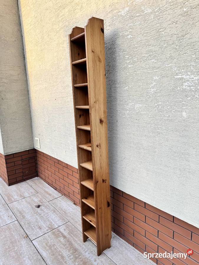 Słupek z półkami na płyty Ikea Leksvik regał Sulbiny