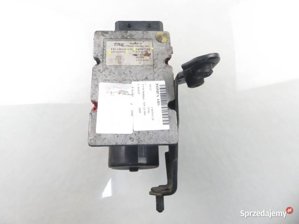 POMPA ABS FIAT CROMA II 194 15314103A 54084739B Układ ABS i ESP