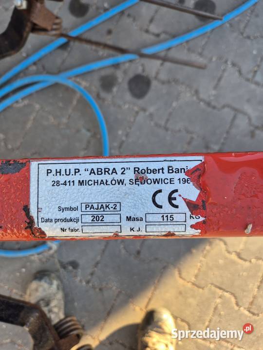 pająk przetrząsacz do siana przetrząsarka