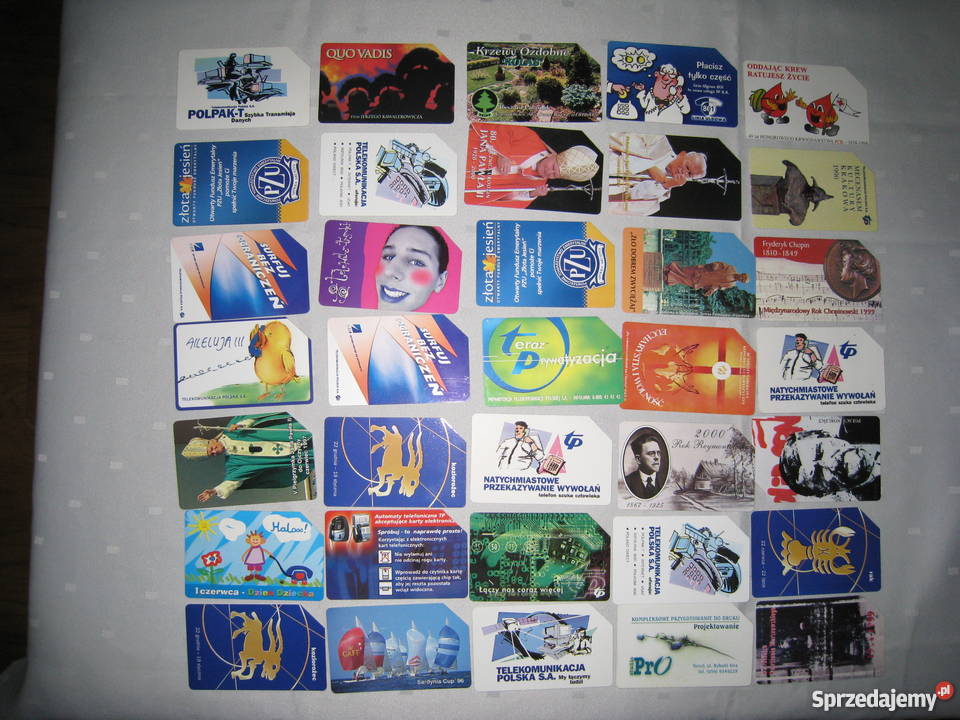 Karty telefoniczne magnetyczne chipowe