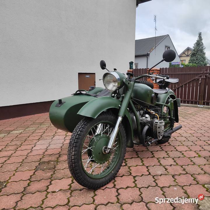KMZ K750 z koszem bocznym renowacji Koło