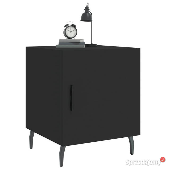 Szafka nocna czarna 40x40x50 materiał Warszawa