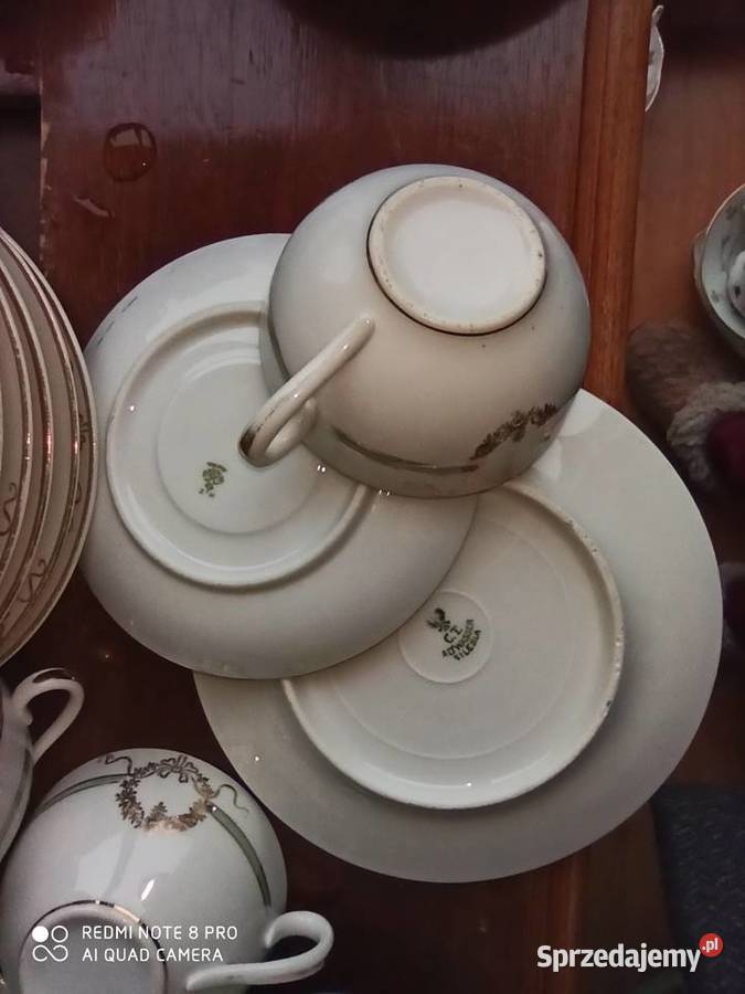 filiżanka i talerzyk syg Ct Altwasser Silesia i pomorskie Gdańsk