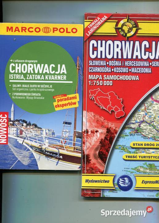 Chorwacja Przewodnik Chorwacja Mapa samochodowa Pozostałe Szczecin sprzedam