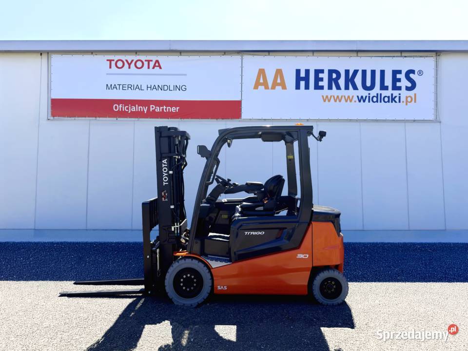 Elektryczny wózek widłowy Toyota Traigo 80 elektryczny Katowice sprzedam
