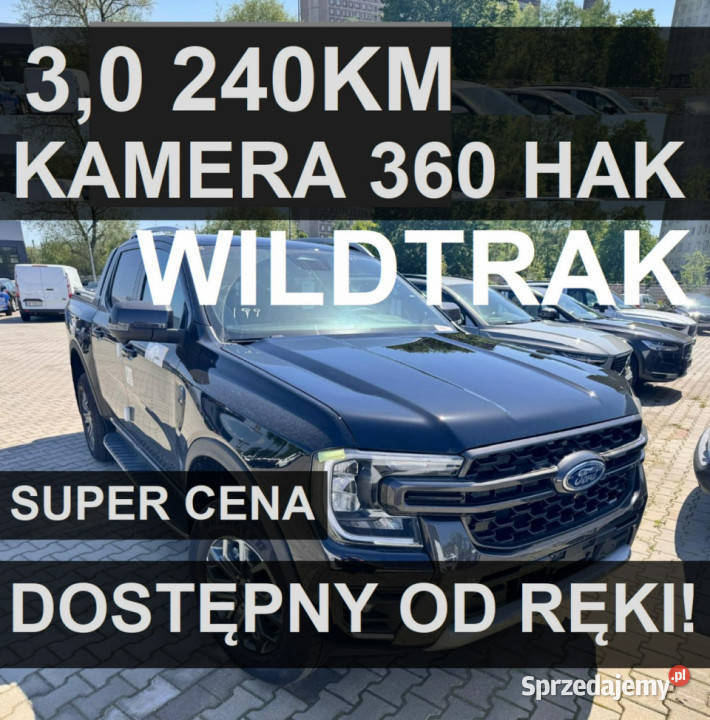 Ford Ranger 30 Wildtrak 240 4x4 Roleta Kamera Szczecinek