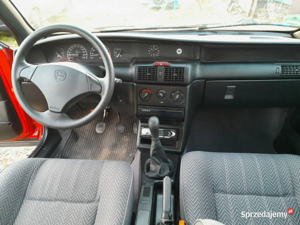 Lancia Delta 16i STAN piękny klasyk II 19931999 czerwony zachodniopomorskie Gryfino