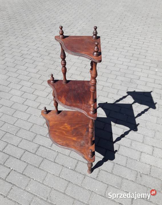 Ładna stylowa etażerka kwietnik Vintage Boho pomorskie Gdynia