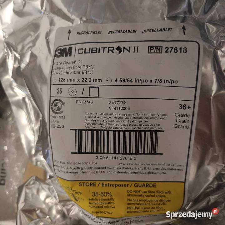 3M Dysk fibrowy 987C 125x22 P36P60P80 CUBITRON Włocławek