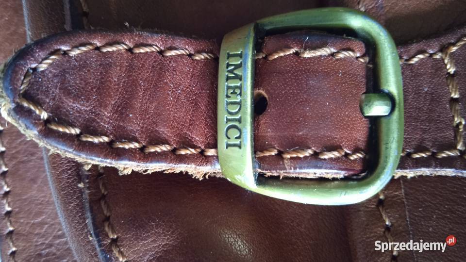 RĘCZNIE SZYTA TOREBKA SKÓRZANA FIRENZE Piła