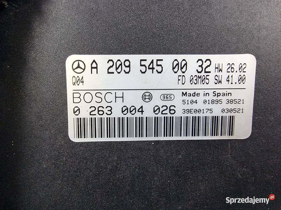 MODUŁ MERCEDES BENZ C 220 CDI KOMBI A2095450032