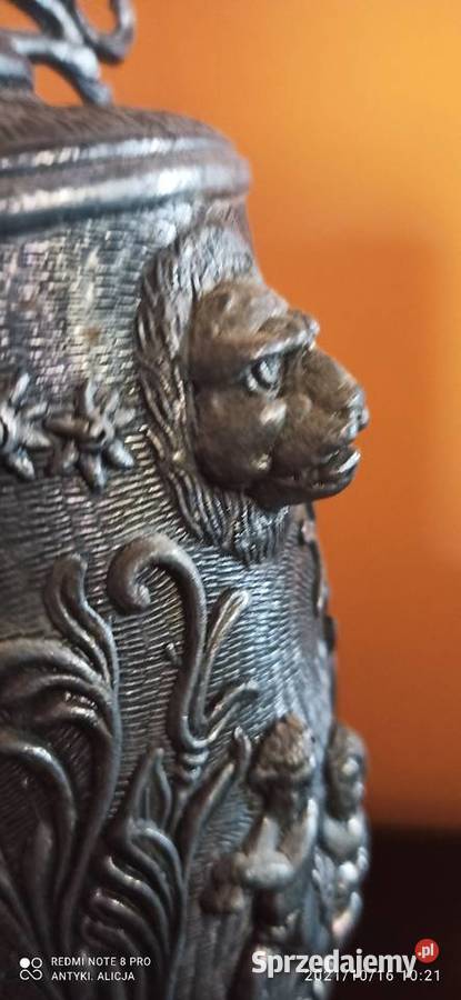 Stary zdobiony dzban karafka Made in Italy Gdańsk