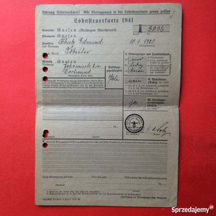 79 Podatkowa Karta Szczecin sprzedam