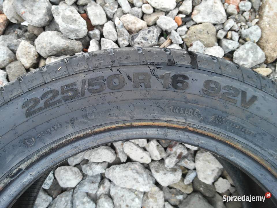 opona letnia 22550R16 CONTINENTAL SportContact 2 Lubicz Górny sprzedam