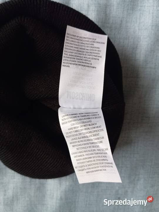 Czapka zimowa Moschino ciepła i lekka rozmiar Białystok