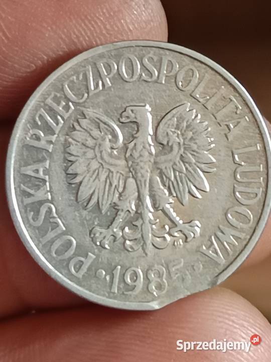 Sprzedam monetę 50 groszy 1985 odkrój blachy lubelskie