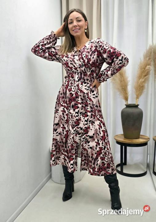 Sukienka Betty Panterka Długość Maxi Spódnice i sukienki Bielawa