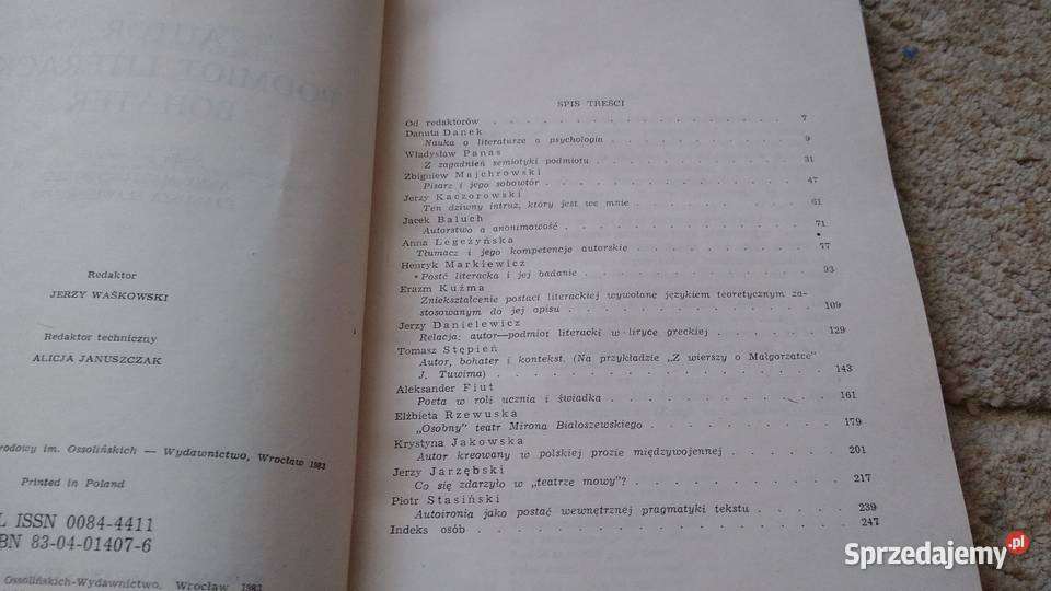 Autor podmiot literacki bohater Martuszewska pomorskie Gdańsk