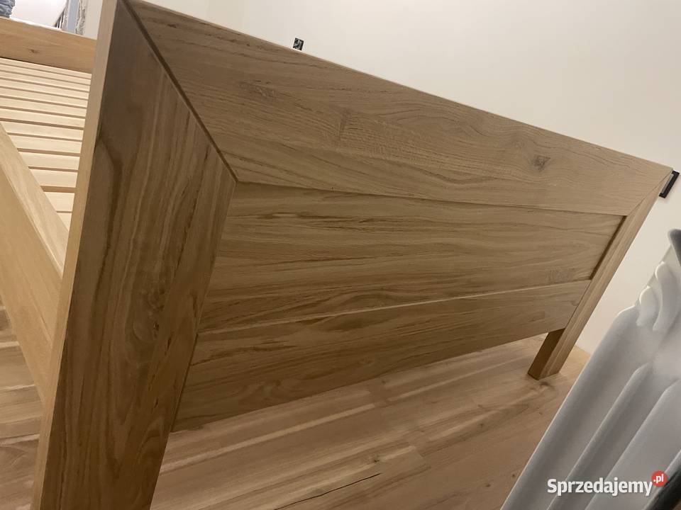 Łóżko z litego drewna dąb buk solidność na lata Nowy Sącz sprzedam