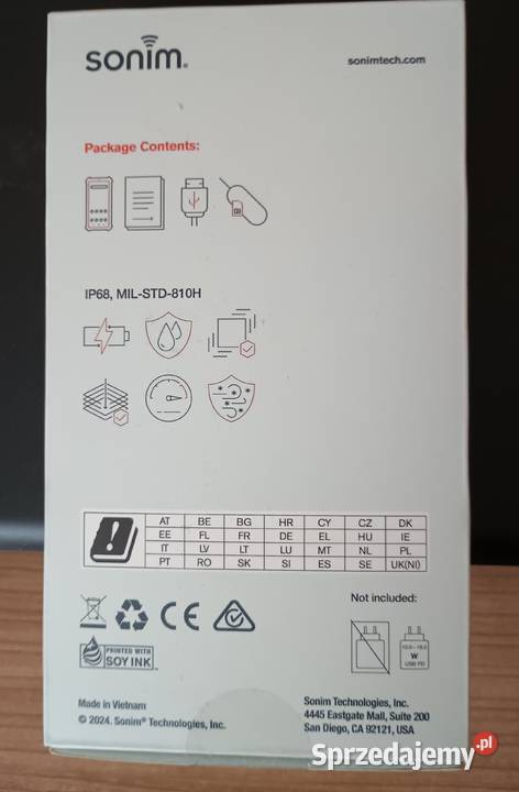 Nowy pudełko nie było otwierane mocny smartfon Grabówka