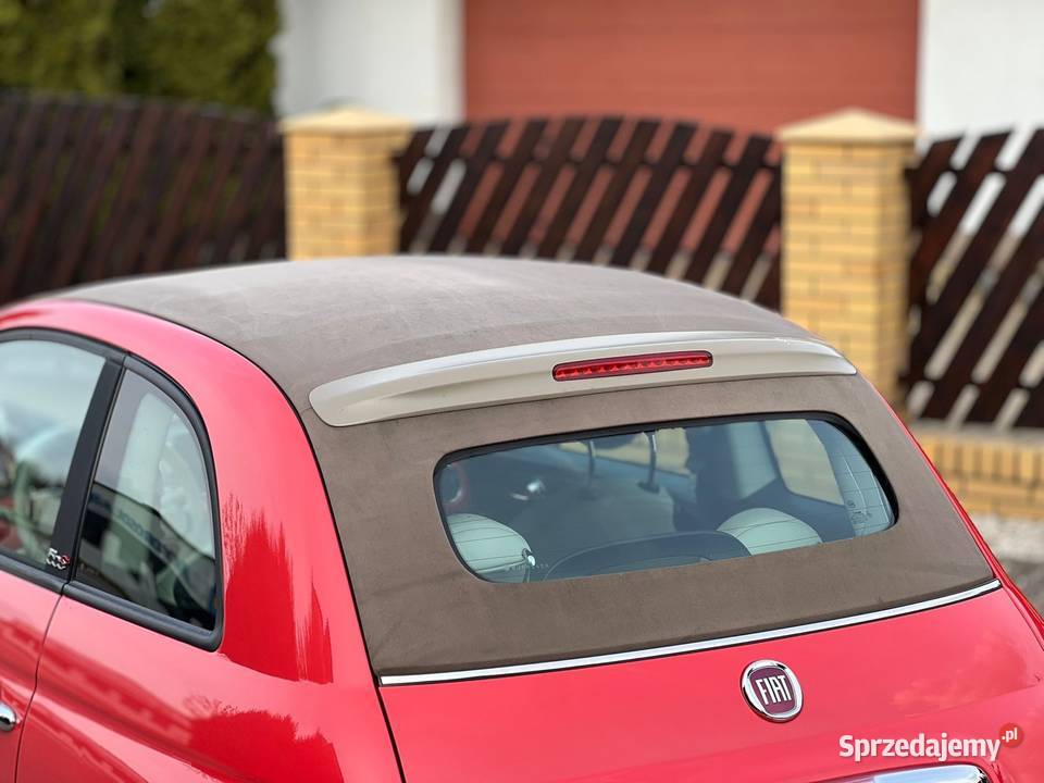 Włoski cukiereczek szuka klienta Fiat 500 Cabrio 2/3 500