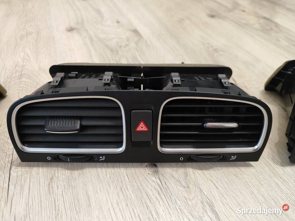 kratki nawiewu komplet vw golf 6 5k 5k0819728 Kratki nawiewu Bielsko-Biała sprzedam