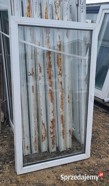 OKNA KacprzaK Witryna 76x126 FIX Używany PCV Siedlce